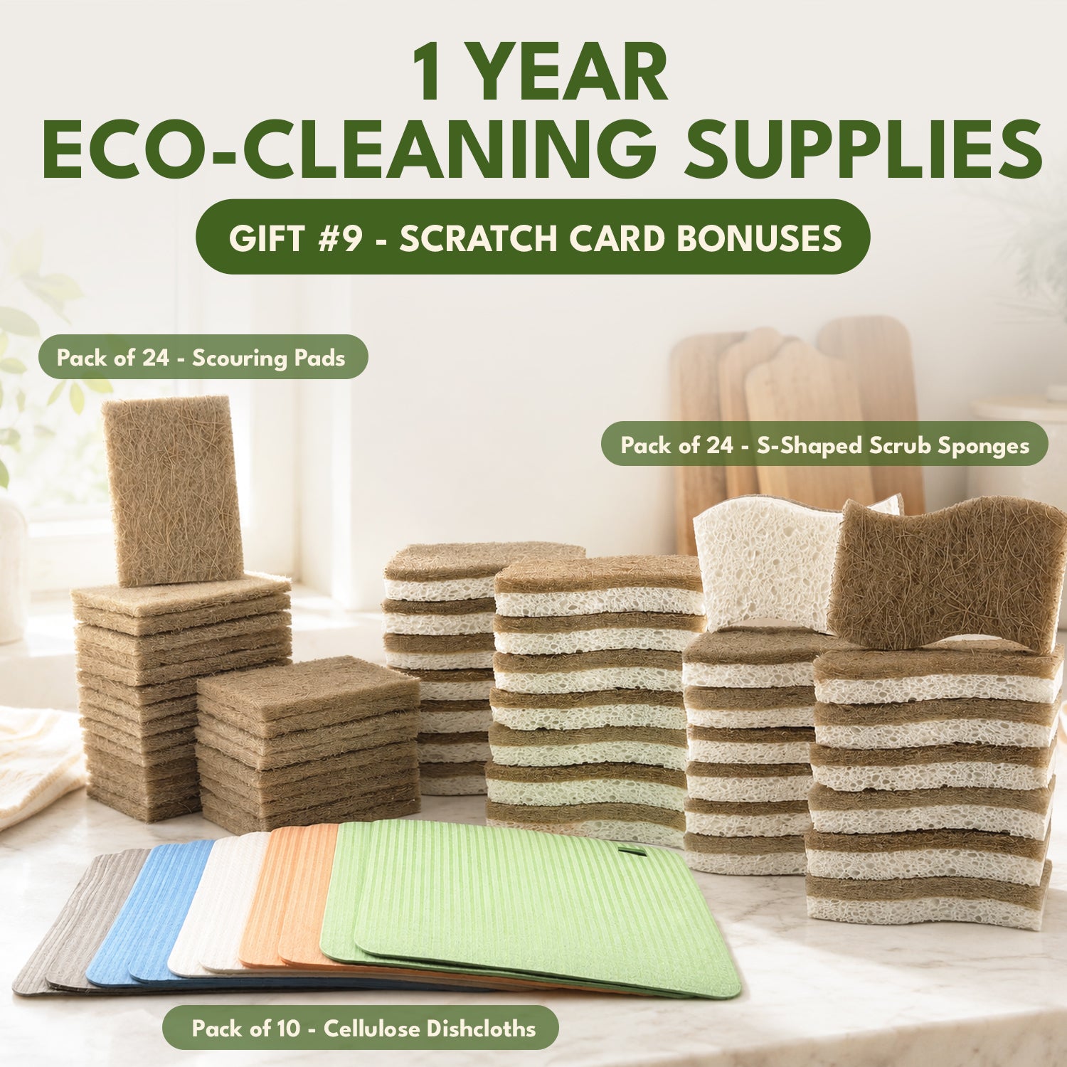 EXCLUSIVE: 1 Year Eco-Cleaning Supplies